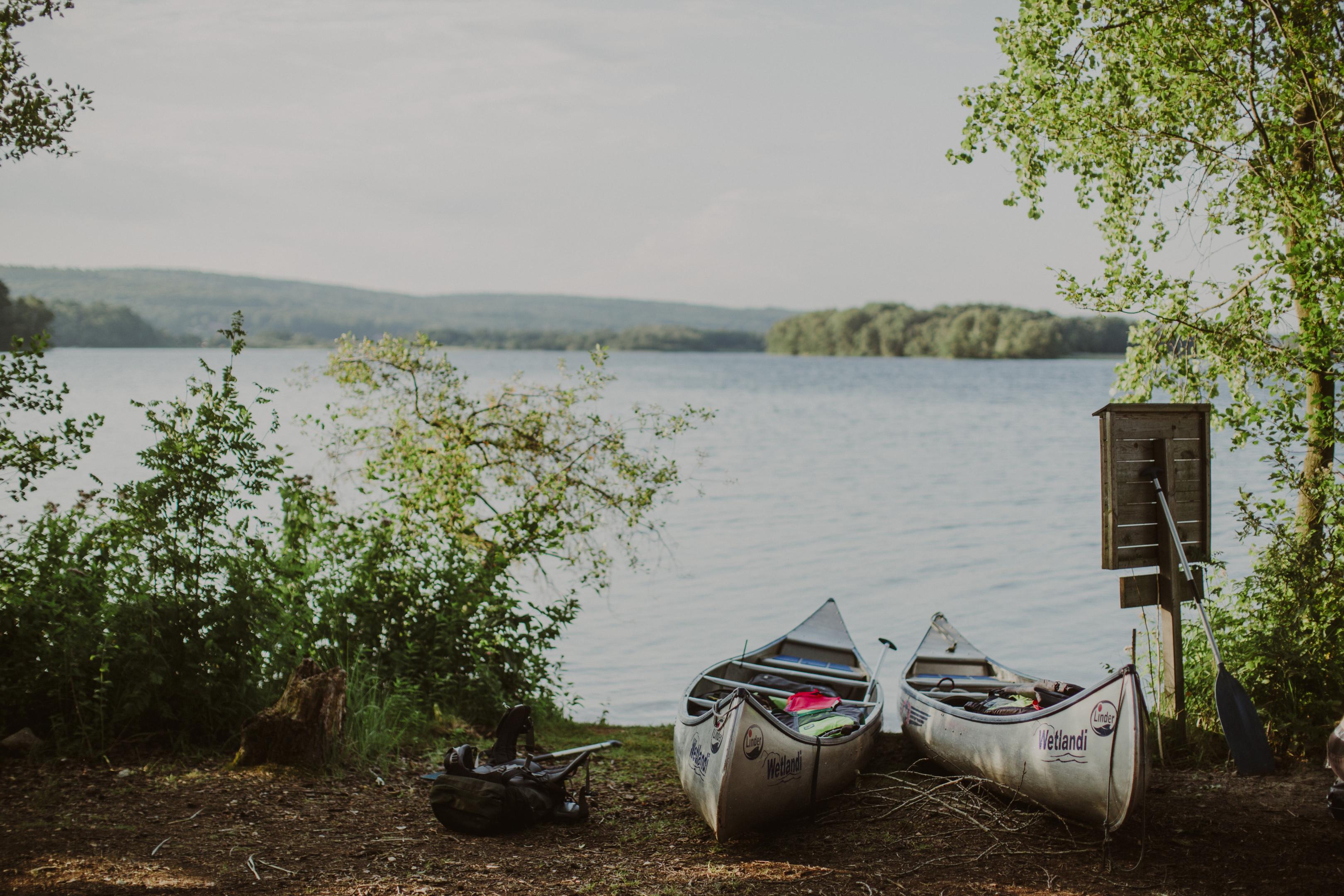 Canoeing in Ivösjön