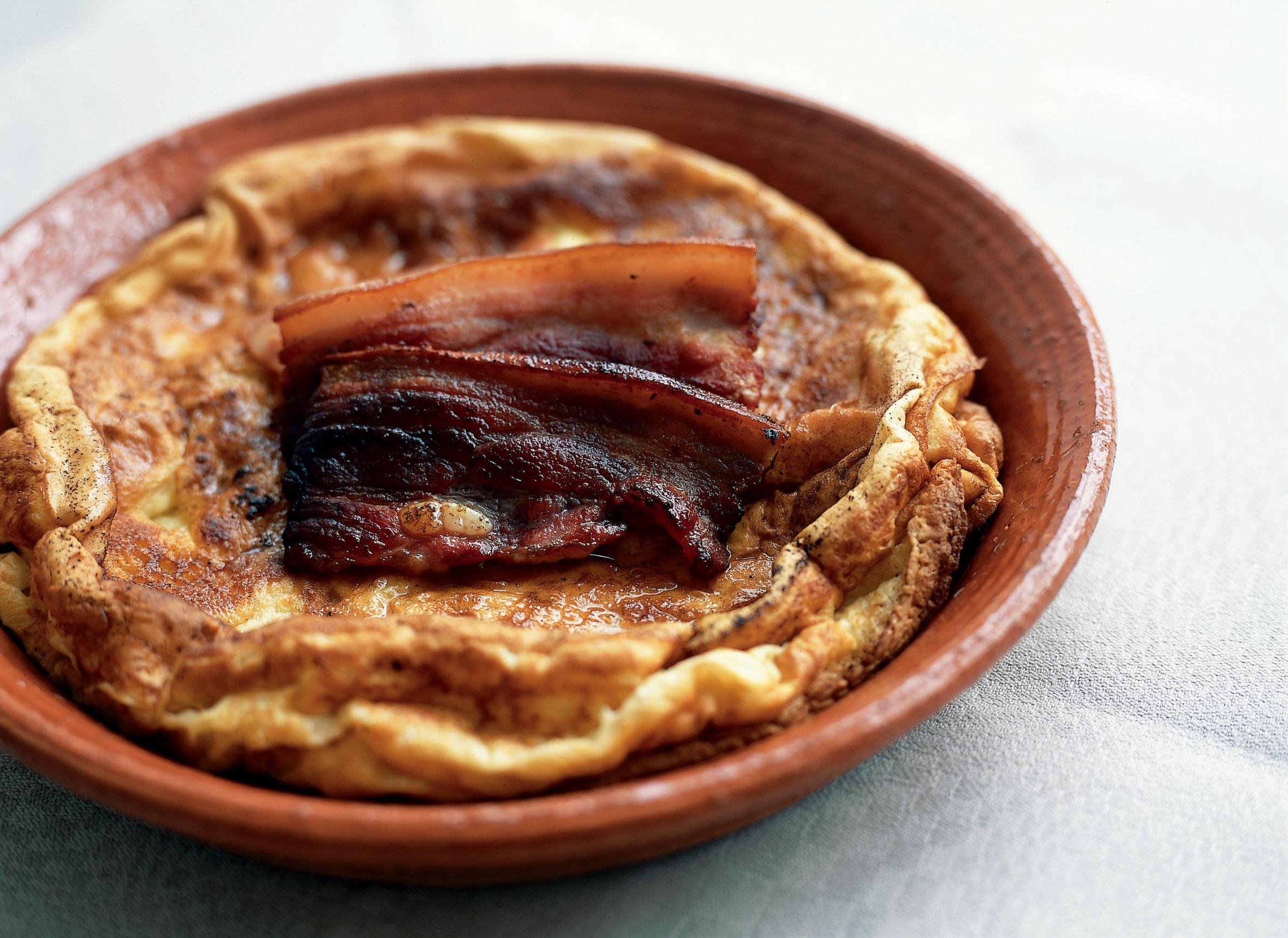 Traditional eggcake in Skåne