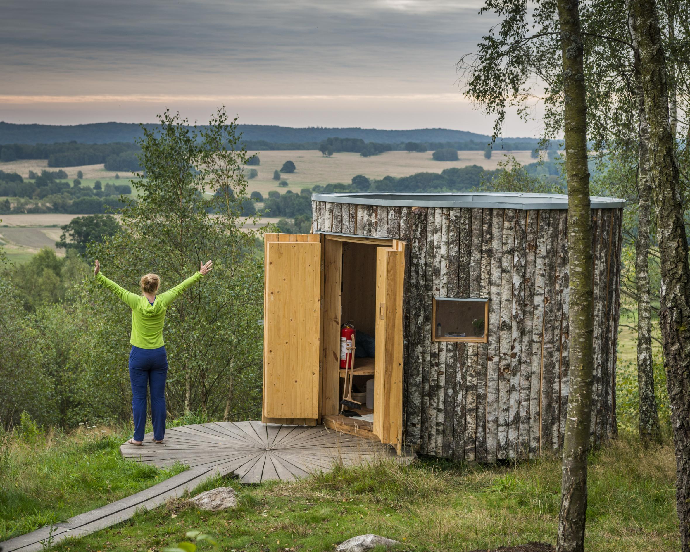 Birk wind shelter in Hovdala