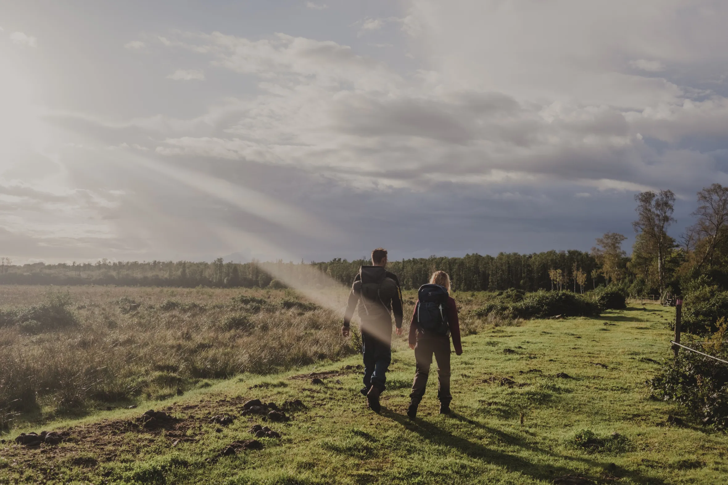 hiking on Skåneleden in Hovdala