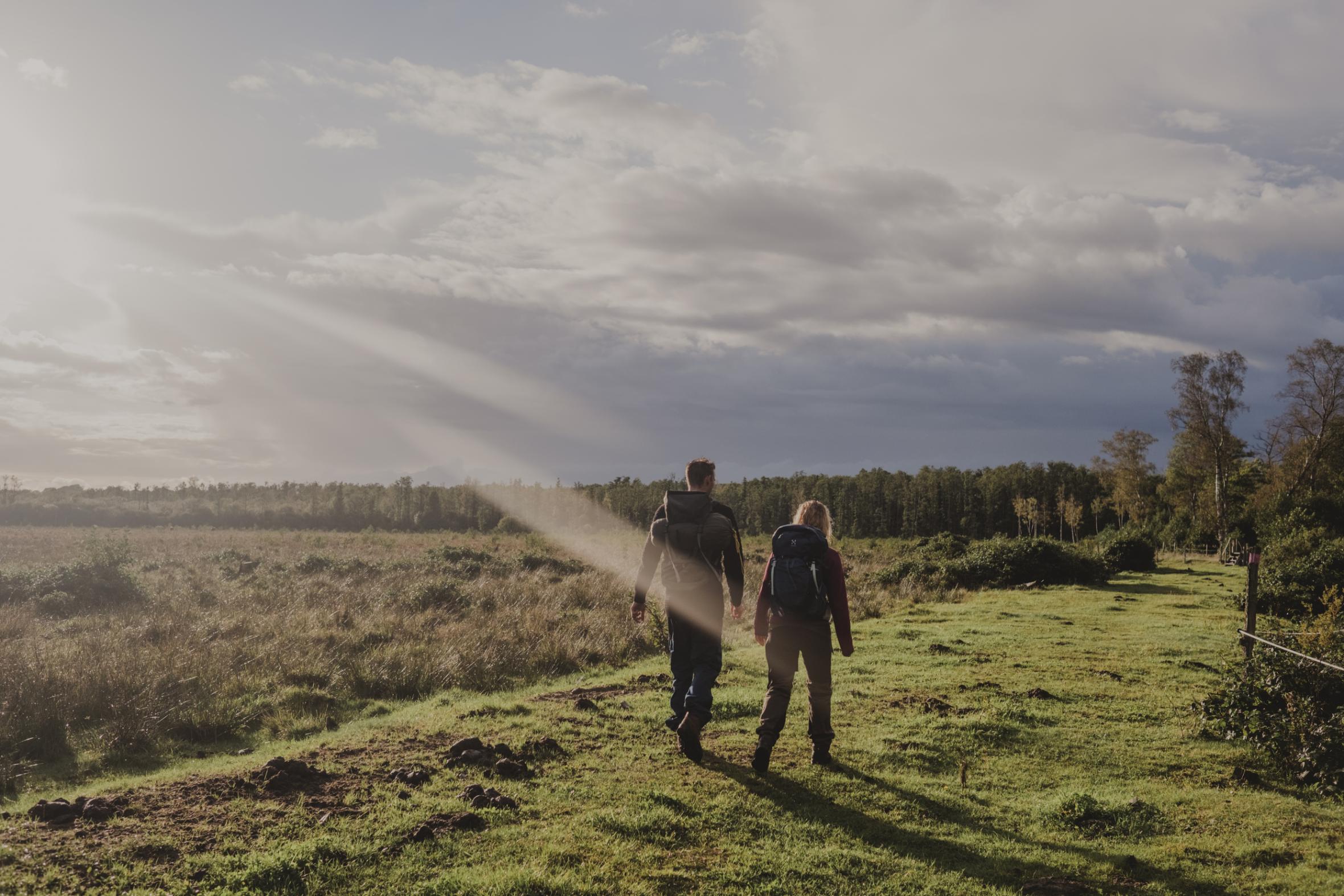 hiking on Skåneleden in Hovdala