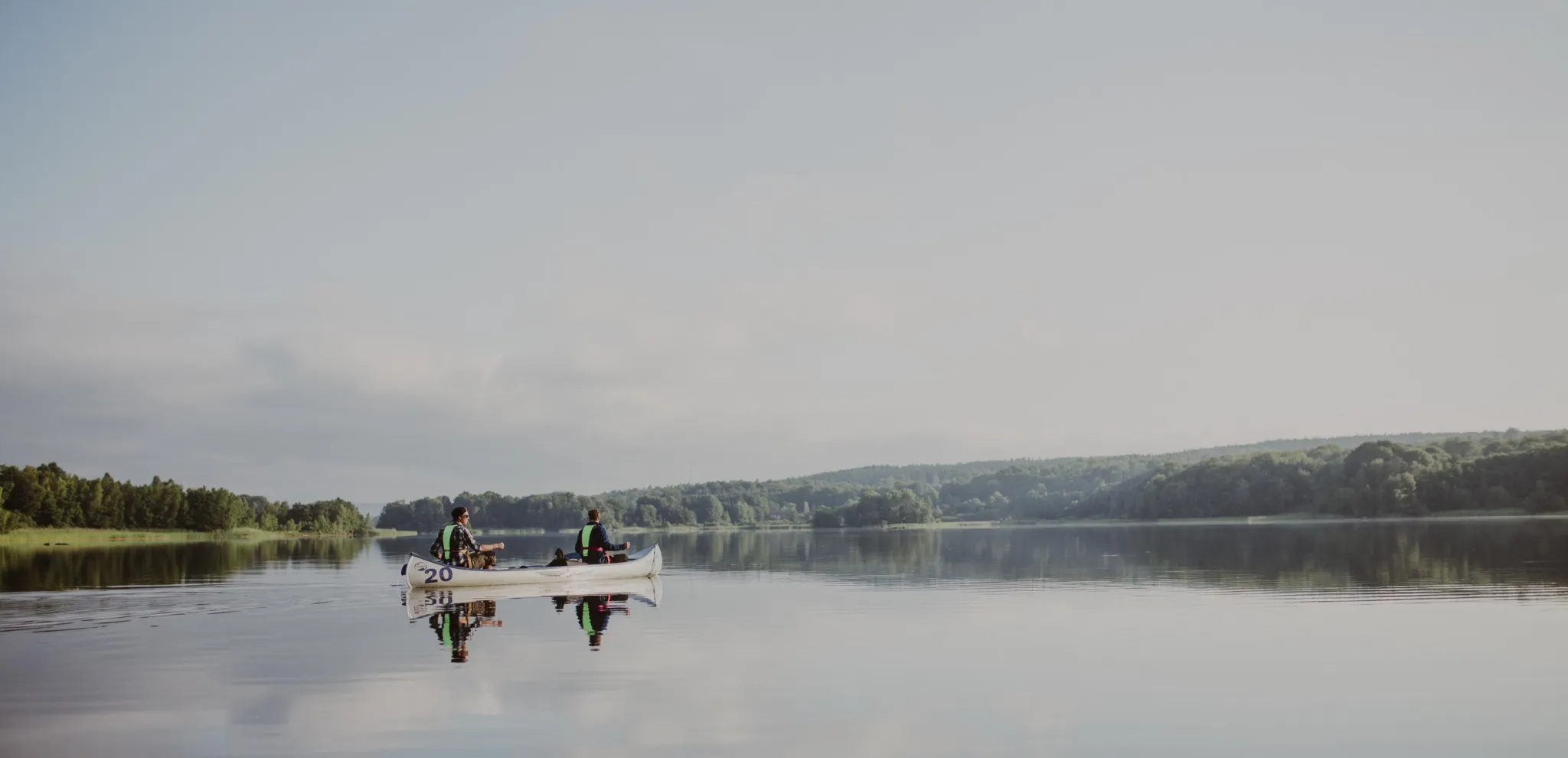 Paddling på Ivösjön