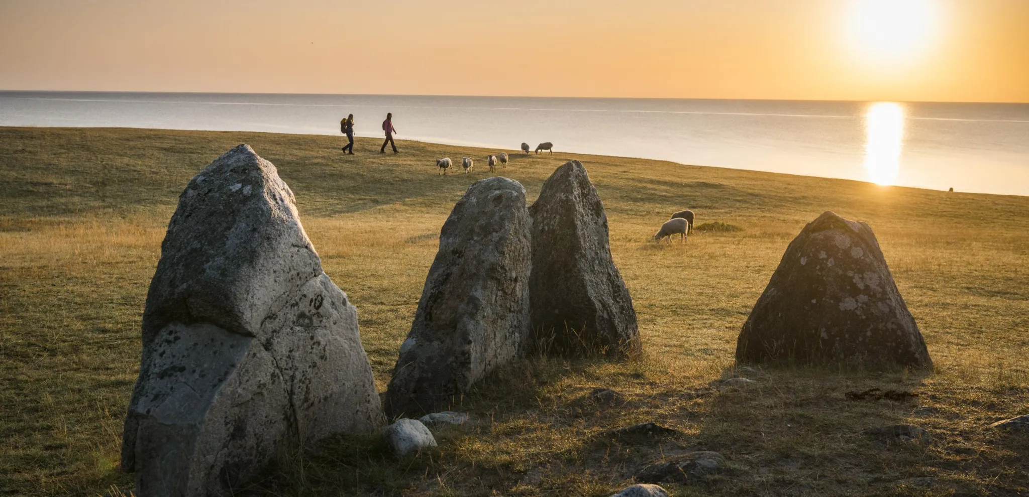 Ales Stones in the sunset