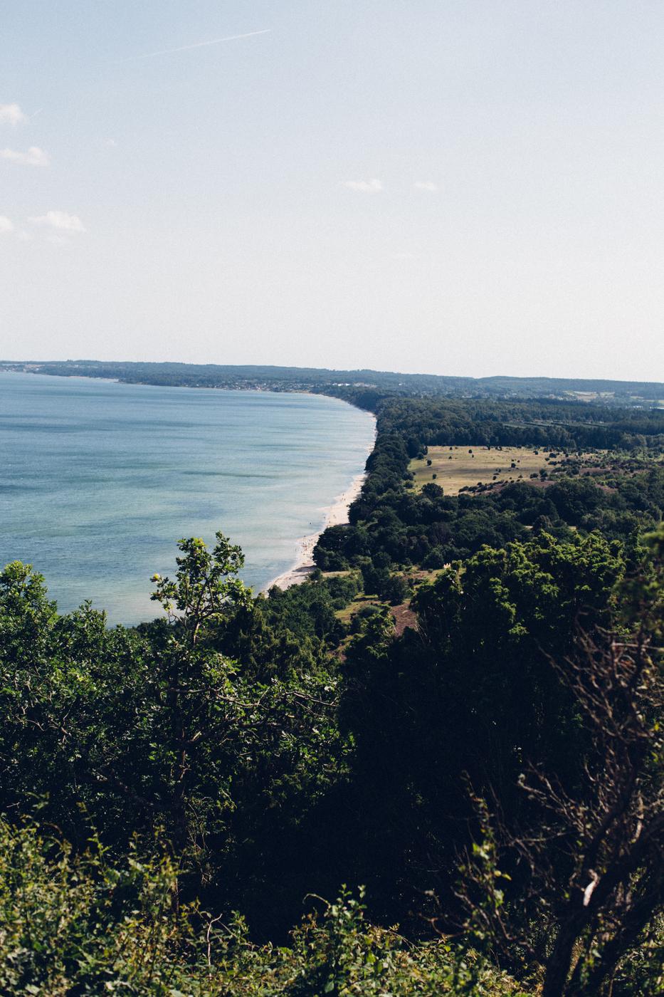 View of national park and coastline 