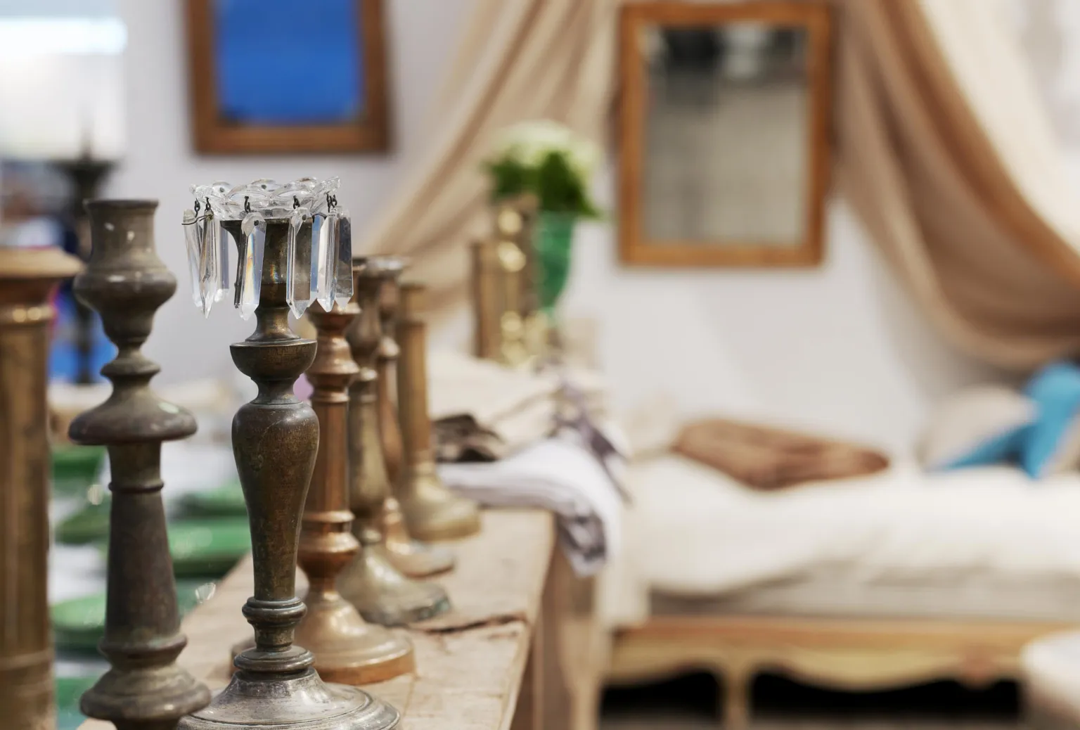 Antiques Inside a vintage store in Skåne