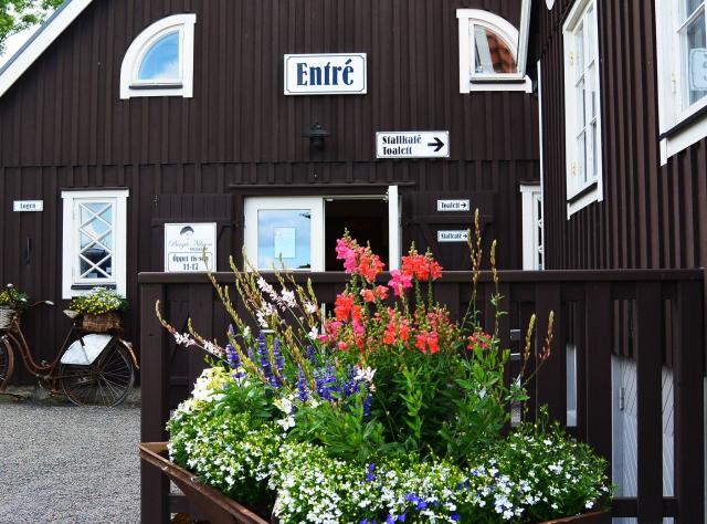 The entrance