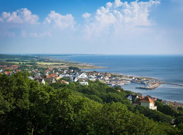 Mölle i Skåne från ovan