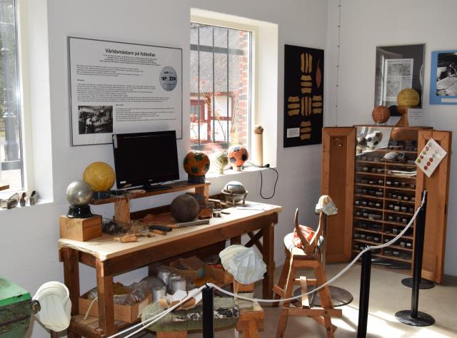 Restricted area at the leather museum in Ängeholm.